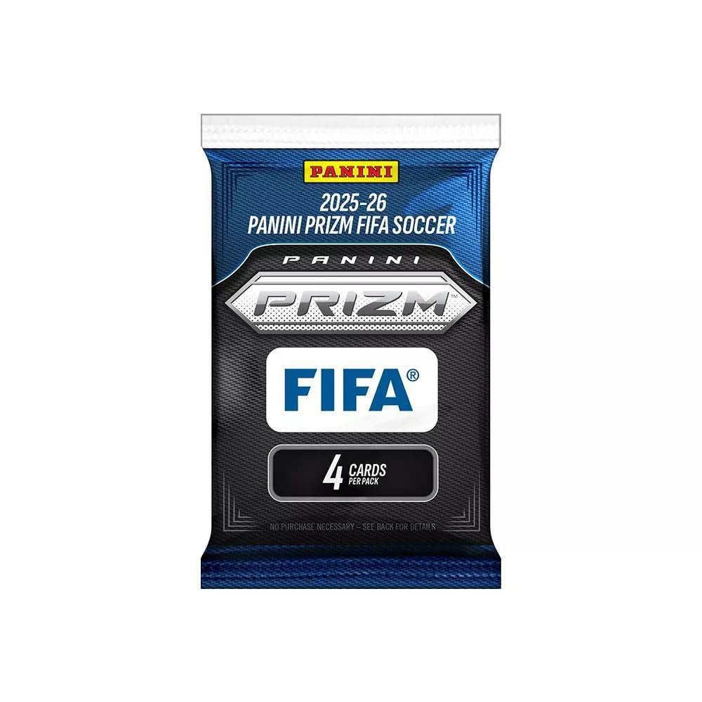 2025-26 Panini Prizm FIFA Soccer Blaster Box, 24 Trading Cards, Blaster Exclusive Prizms, Inserts &amp; Autographs