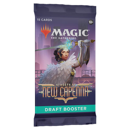 Magic: The Gathering Streets of New Capenna Draft Booster | 15 Magic Cards